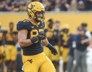 WVU tight end Mike O'Laughlin making strong impact after returning from injury